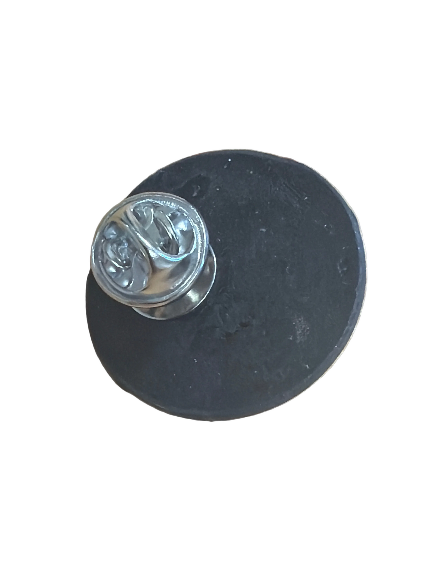 Arriere pin’s chocolatine rond noir