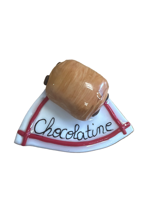 Magnet chocolatine avec serviette 