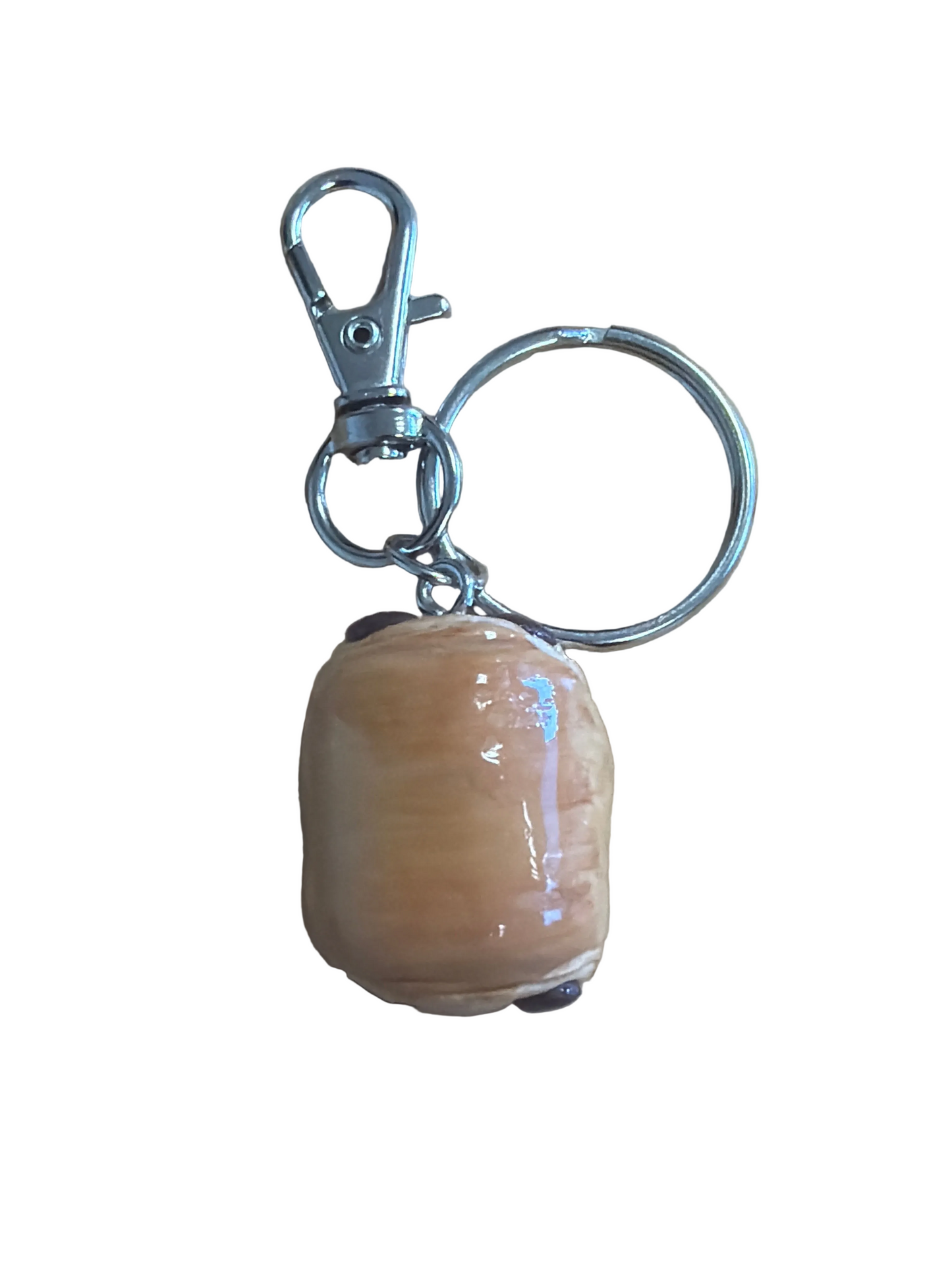 Porte clé chocolatine en fimo