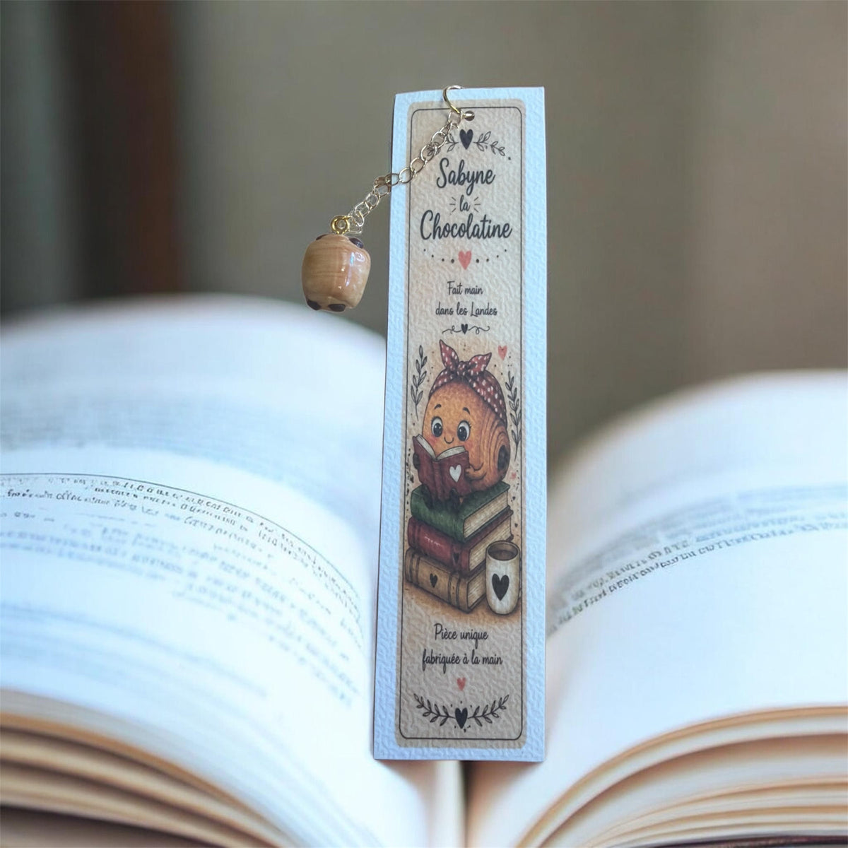 Marque-pages Sabyne la chocolatine